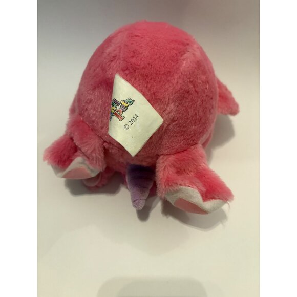 Ball Pets Pink Unicorn Plush Toy 2014 Stuffed Animal‎ W Purple Horn & Belly 8" - Picture 3 of 4